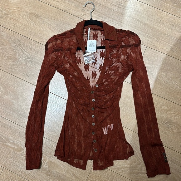 Free People - Lace Top - Picture 1 of 7